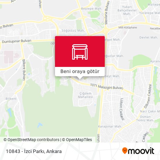 10843 - İzci Parkı harita