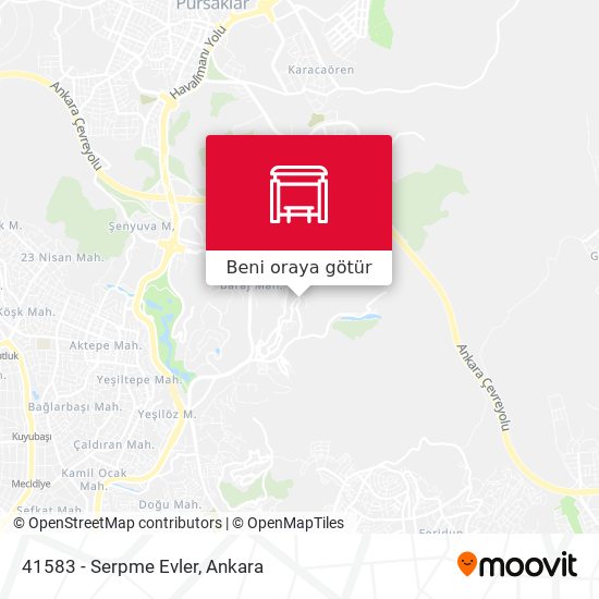 41583 - Serpme Evler harita