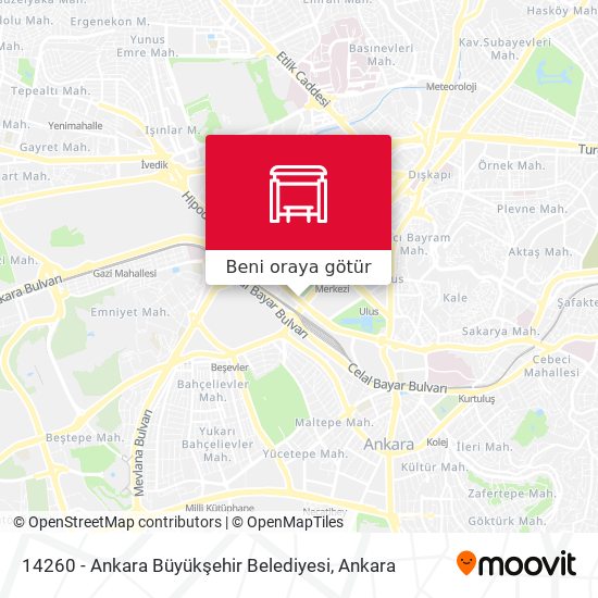 14260 - Ankara Büyükşehir Belediyesi harita