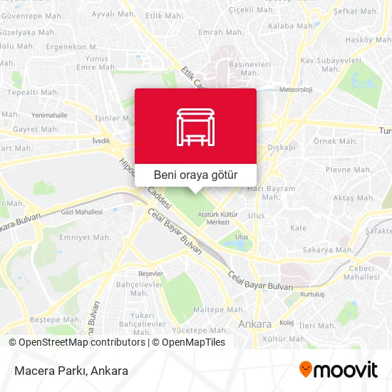 Macera Parkı harita