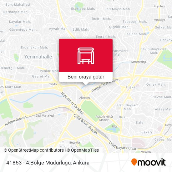 41853 - 4.Bölge Müdürlüğü harita