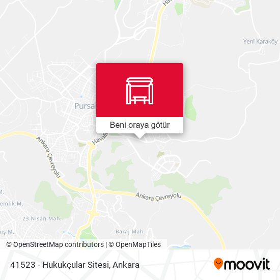 41523 - Hukukçular Sitesi harita