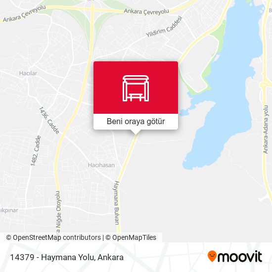 14379 - Haymana Yolu harita
