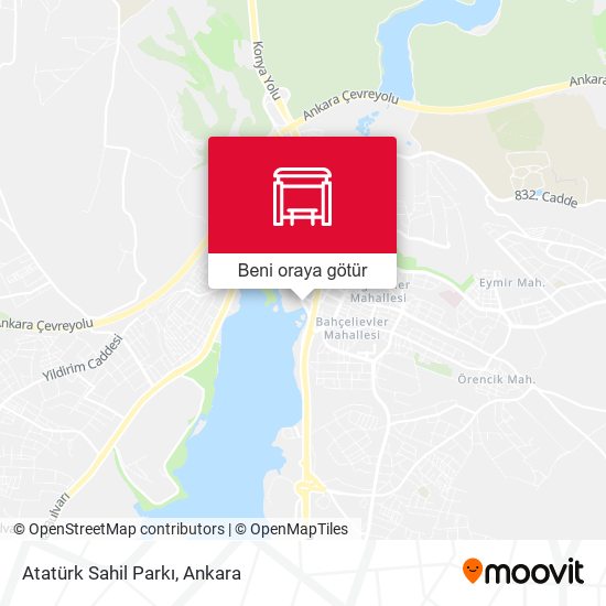 Atatürk Sahil Parkı harita