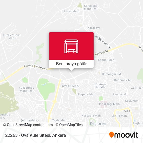 22263 - Ova Kule Sitesi harita