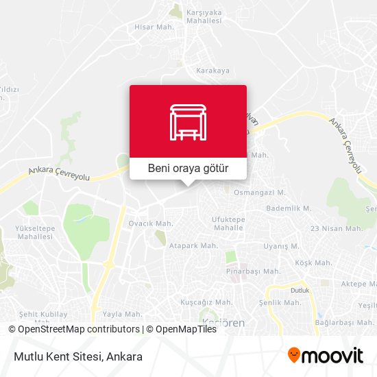 Mutlu Kent Sitesi harita