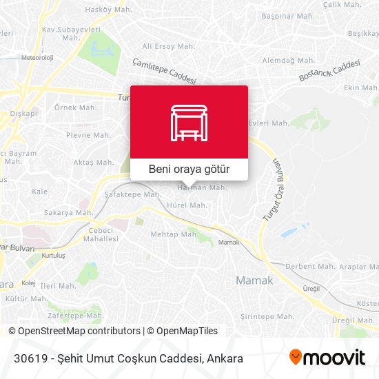 30619 - Şehit Umut Coşkun Caddesi harita