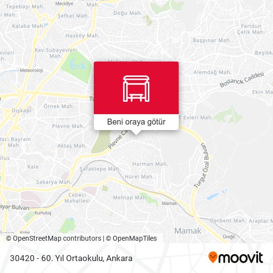 30420 - 60. Yıl Ortaokulu harita