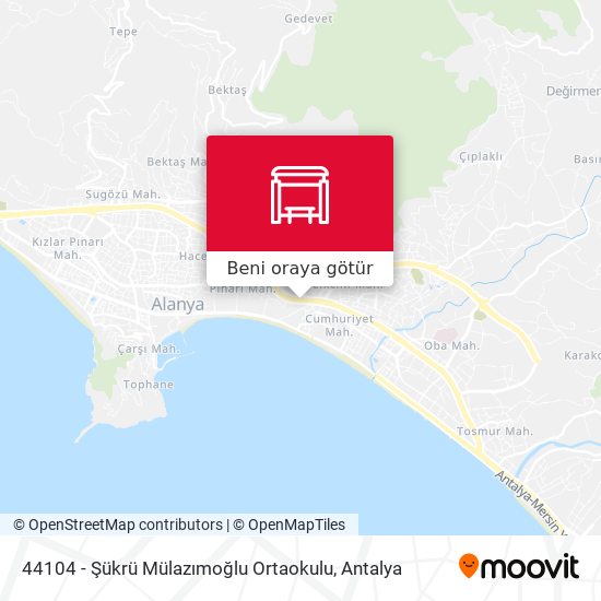 44104 - Şükrü Mülazımoğlu Ortaokulu harita