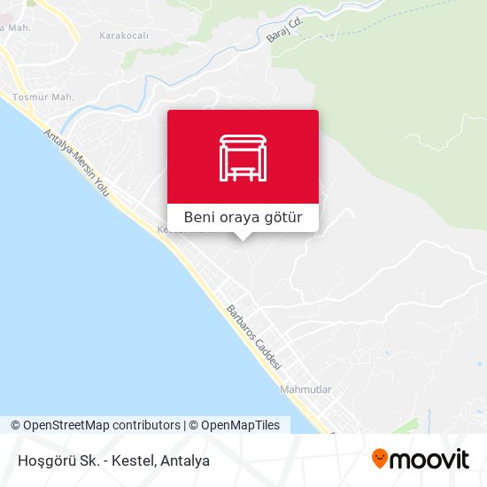 Hoşgörü Sk. - Kestel harita