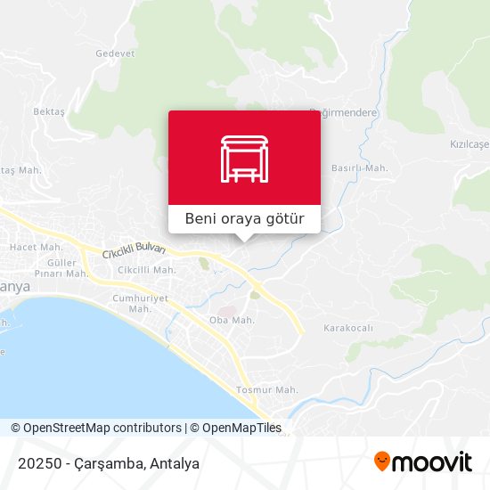 20250 - Çarşamba harita