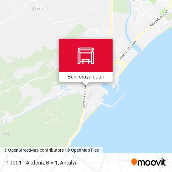 10001 - Akdeniz  Blv-1 harita