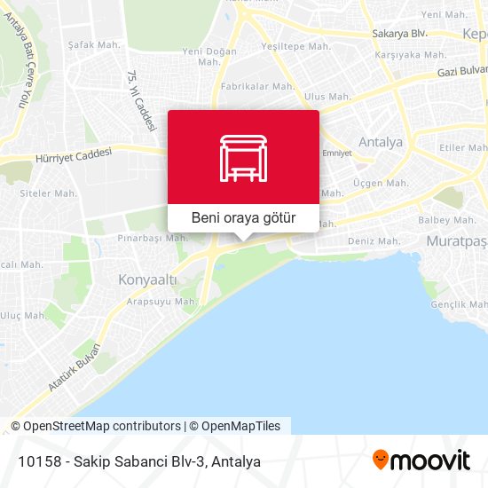 10158 - Sakip Sabanci Blv-3 harita