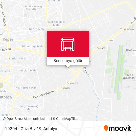 10204 - Gazi Blv-19 harita