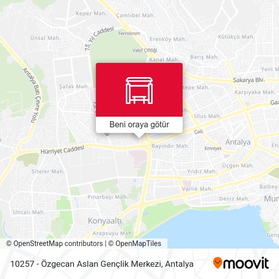 10257 - Özgecan Aslan Gençlik Merkezi harita
