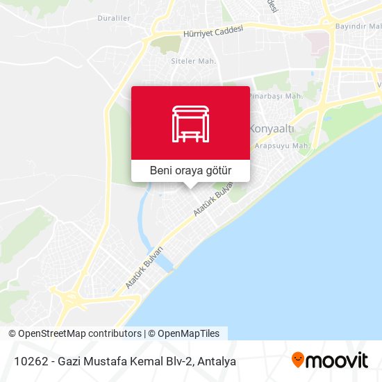 10262 - Gazi Mustafa Kemal Blv-2 harita