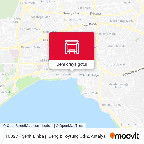 10327 - Şehit Binbaşi Cengiz Toytunç Cd-2 harita