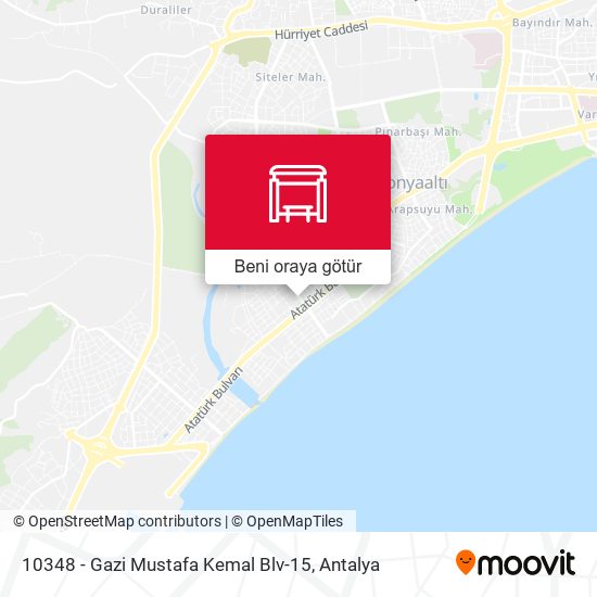 10348 - Gazi Mustafa Kemal Blv-15 harita