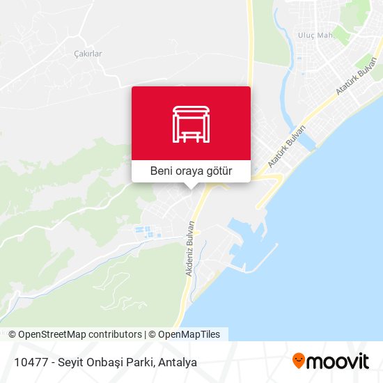 10477 - Seyit Onbaşi Parki harita