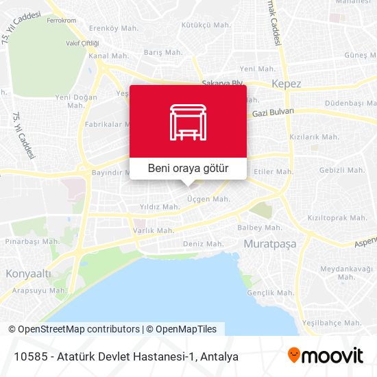 10585 - Atatürk Devlet Hastanesi-1 harita
