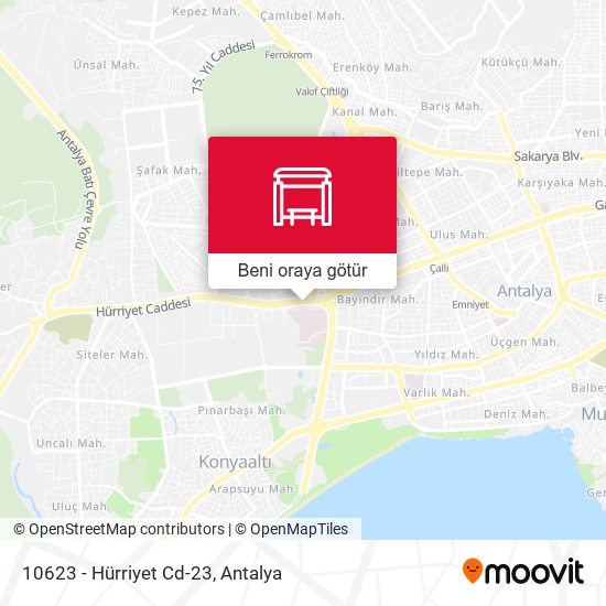 10623 - Hürriyet Cd-23 harita
