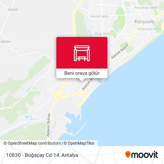 10830 - Boğaçay Cd-14 harita