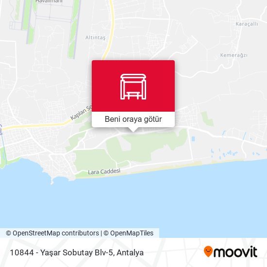 10844 - Yaşar Sobutay Blv-5 harita