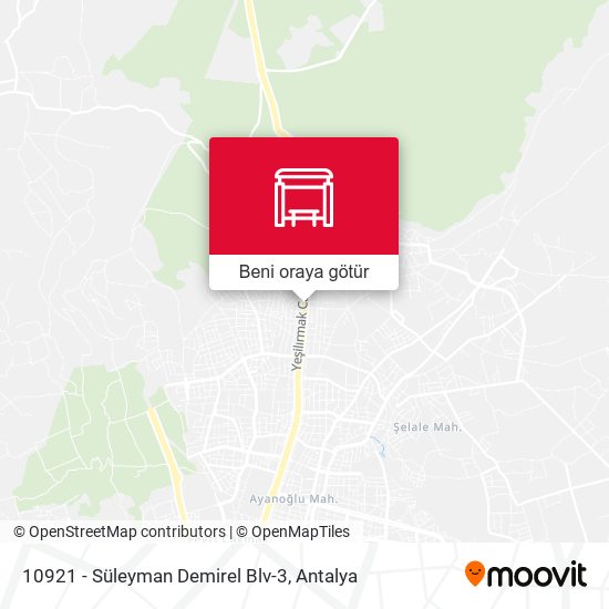 10921 - Süleyman Demirel Blv-3 harita