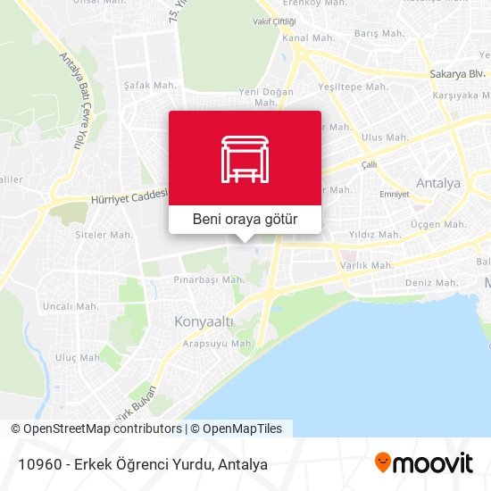 10960 - Erkek Öğrenci Yurdu harita