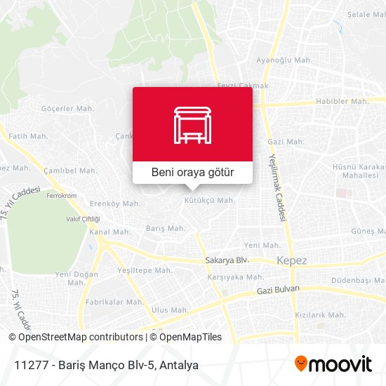 11277 - Bariş Manço Blv-5 harita