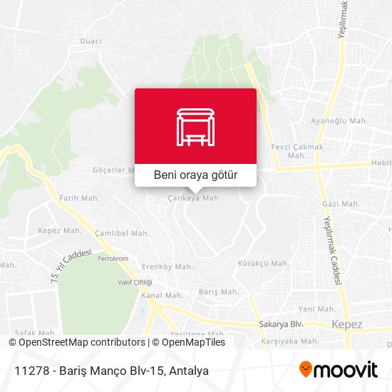 11278 - Bariş Manço Blv-15 harita