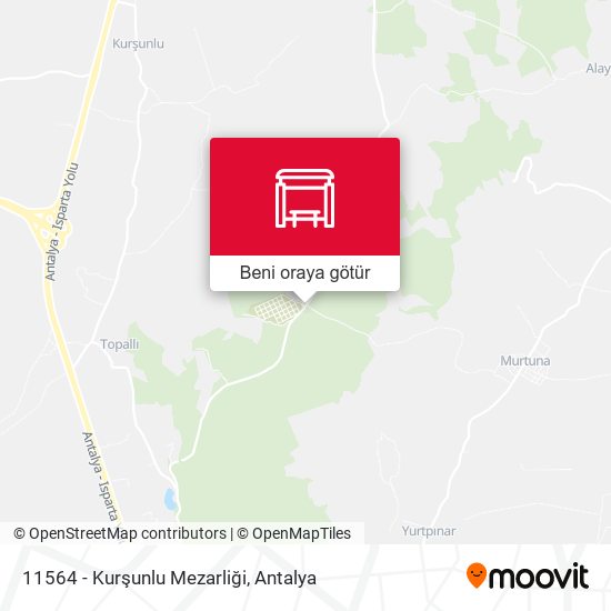 11564 - Kurşunlu Mezarliği harita