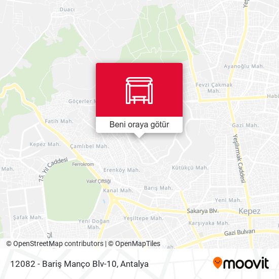 12082 - Bariş Manço Blv-10 harita