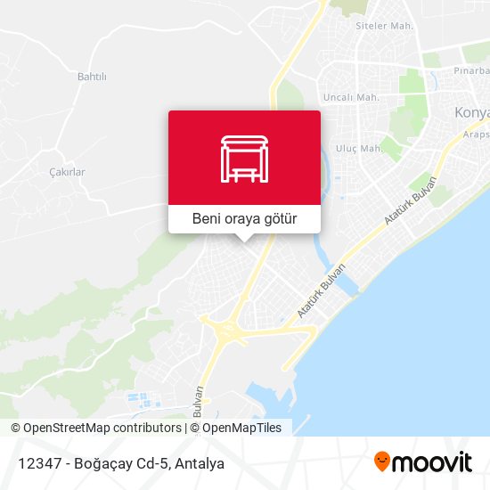 12347 - Boğaçay Cd-5 harita