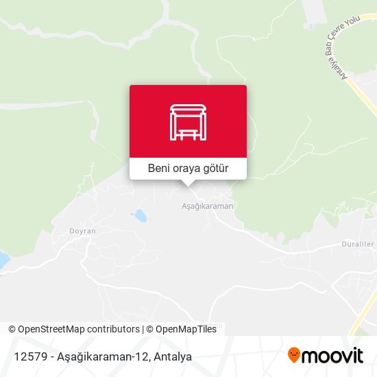 12579 - Aşağikaraman-12 harita
