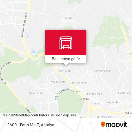 12600 - Fatih Mh-7 harita