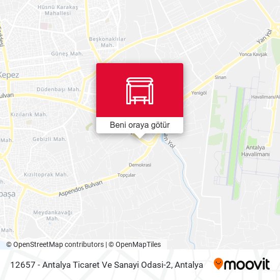 12657 - Antalya Ticaret Ve Sanayi Odasi-2 harita