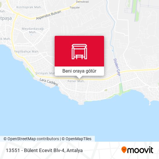 13551 - Bülent Ecevit Blv-4 harita