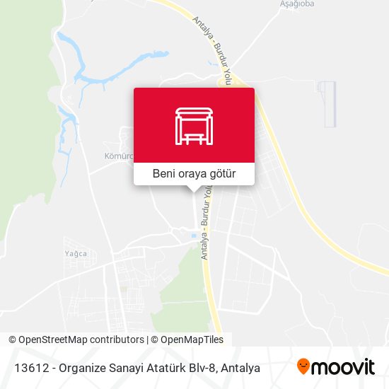 13612 - Organize Sanayi Atatürk Blv-8 harita