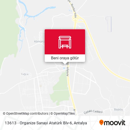 13613 - Organize Sanayi Atatürk Blv-6 harita