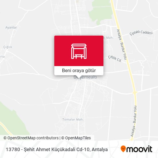 13780 - Şehit Ahmet Küçükadali Cd-10 harita