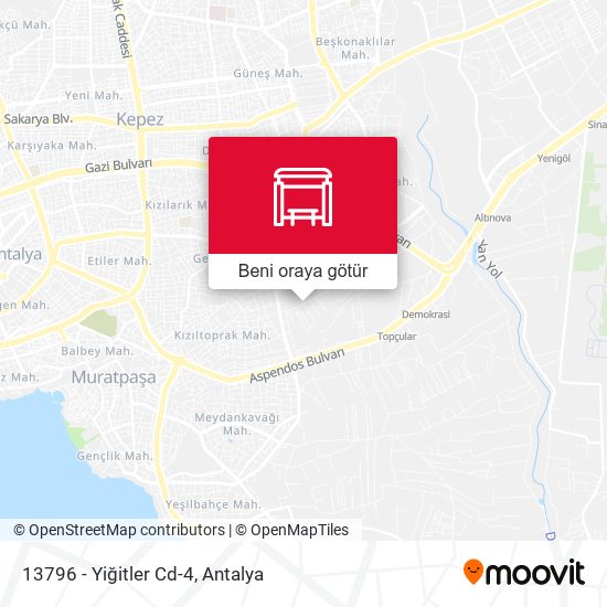 13796 - Yiğitler Cd-4 harita