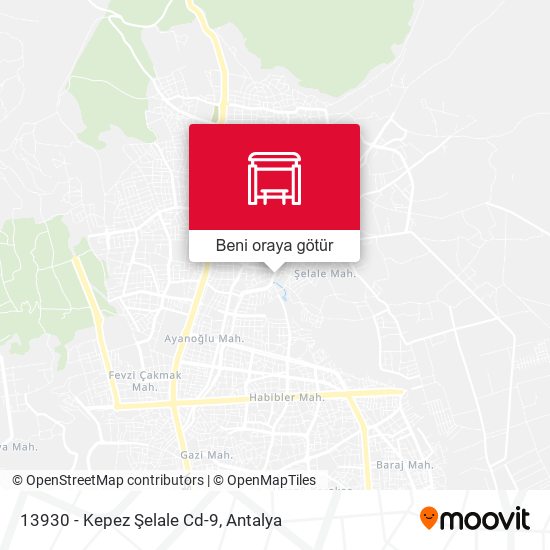 13930 - Kepez Şelale Cd-9 harita