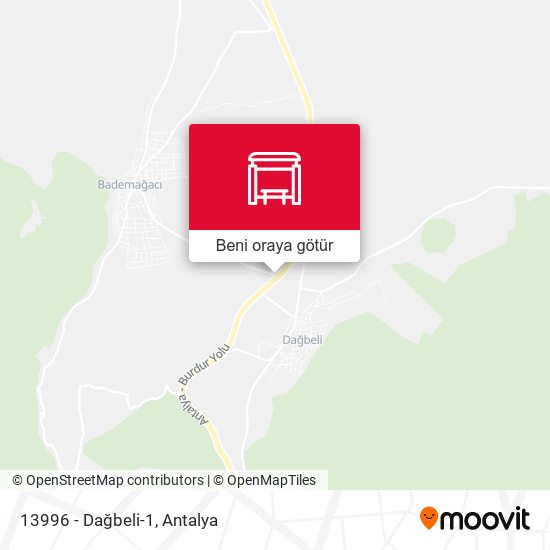 13996 - Dağbeli-1 harita