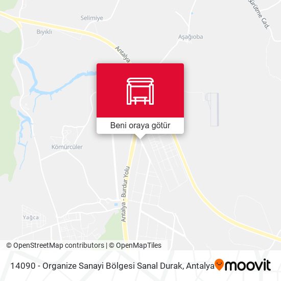 14090 - Organize Sanayi Bölgesi Sanal Durak harita