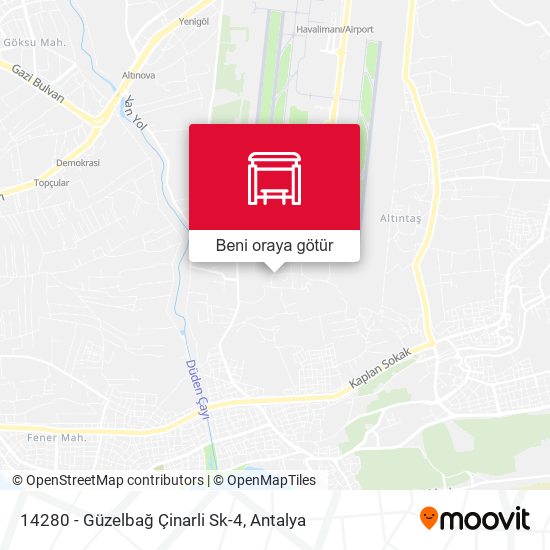 14280 - Güzelbağ Çinarli Sk-4 harita