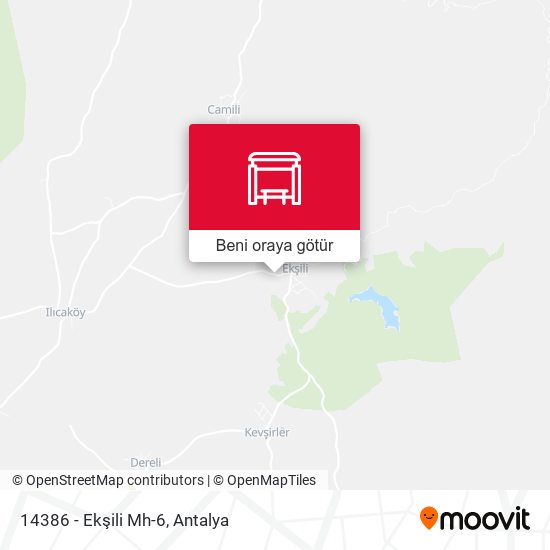 14386 - Ekşili Mh-6 harita