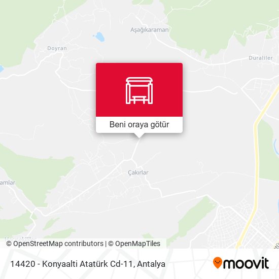 14420 - Konyaalti Atatürk Cd-11 harita
