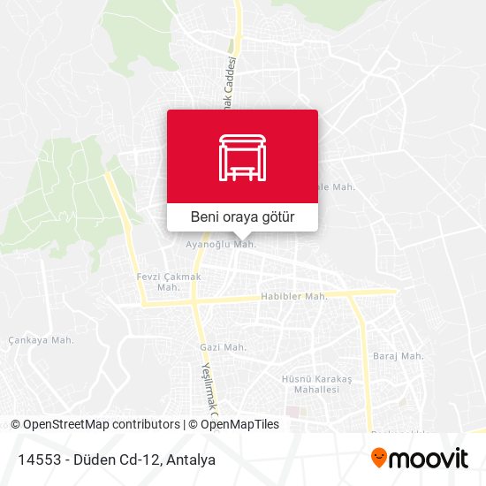 14553 - Düden Cd-12 harita