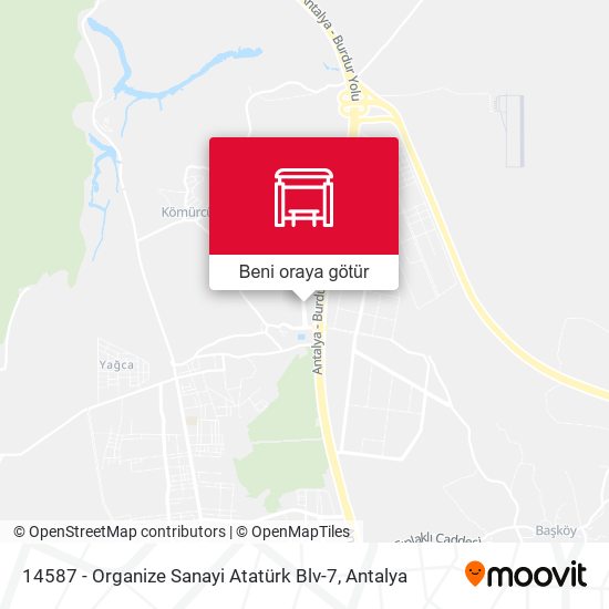 14587 - Organize Sanayi Atatürk Blv-7 harita